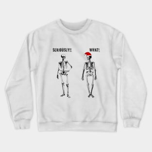 Funny Skeletons halloween T-Shirt Crewneck Sweatshirt